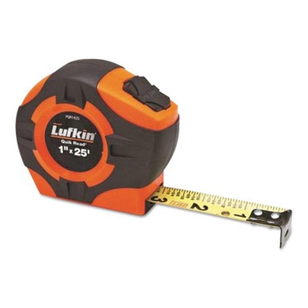 CRESCENT LUFKIN 1 in. x 25 ft. Hi-Viz Quickread Power Return Tapes - Orange LU389712